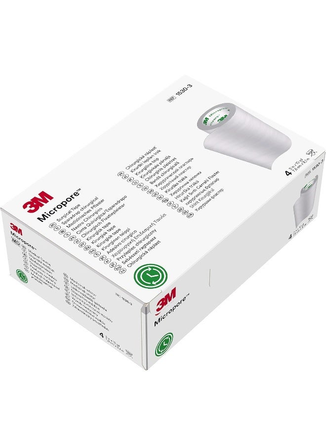 Micropore 3M 1530-3 Tape, Pack Of 4 - Image 1